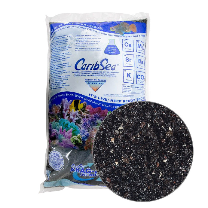 Caribsea Arag-Alive Hawaiian Black, 20 lb.