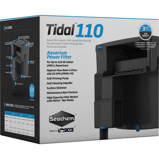 Tidal 110 HOB Power Filter (Up to 110 Gal)