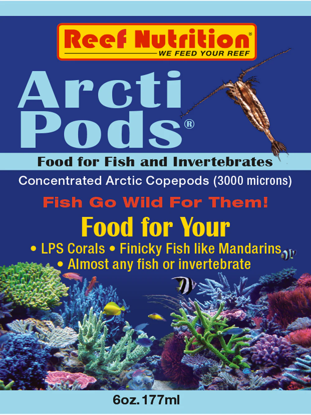 Arcti-Pods Arctic Copepod Concentrate - 6oz Bottle