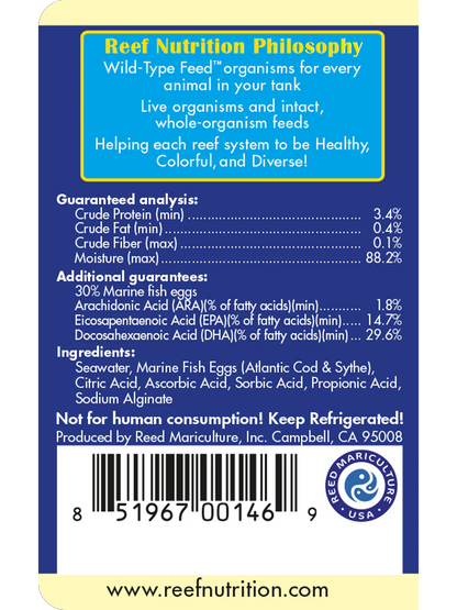 R.O.E. Refrigerated Real Oceanic Eggs - 6oz Bottle
