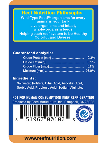 Roti Feast Plankton Feed - 6oz Bottle