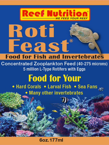 Roti Feast Plankton Feed - 6oz Bottle