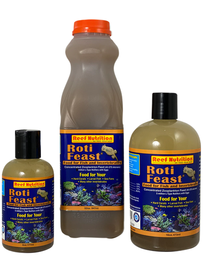 Roti Feast Plankton Feed - 6oz Bottle
